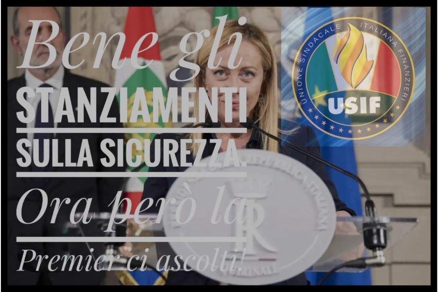 Sicurezza sul lavoro: bene l’annuncio della Premier, ma il Governo non dimentichi le Forze di Polizia