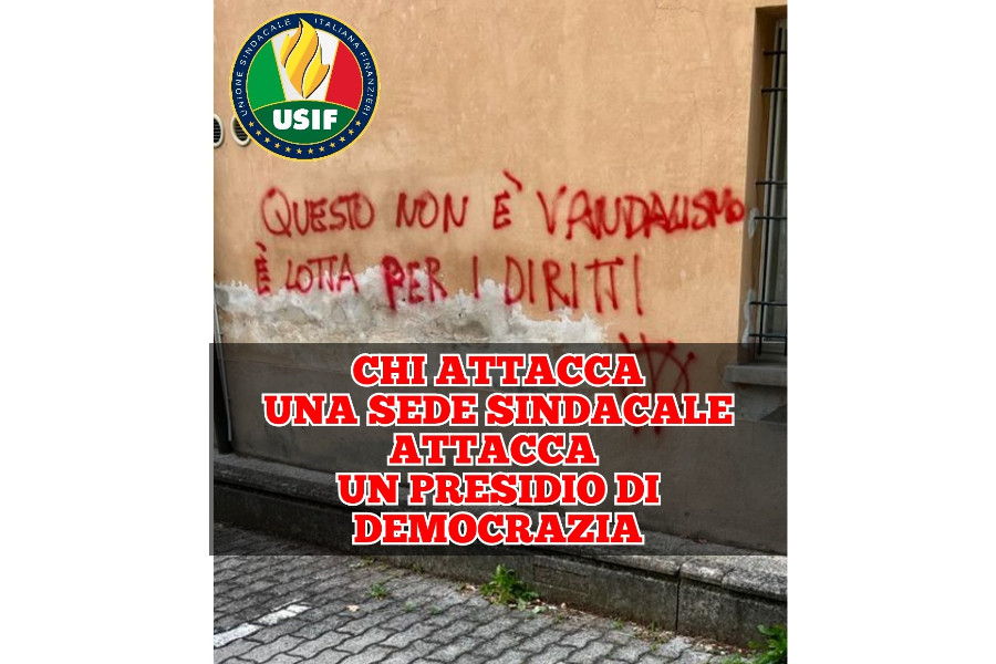 Chi attacca una sede sindacale attacca un presidio di Democrazia!