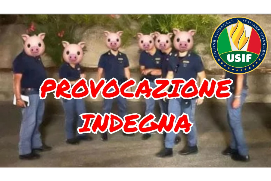 POLIZIOTTI CON LA TESTA DI MAIALE, USIF: PROVOCAZIONE INDEGNA POLIZIOTTI CON LA TESTA DI MAIALE, USIF: PROVOCAZIONE INDEGNA