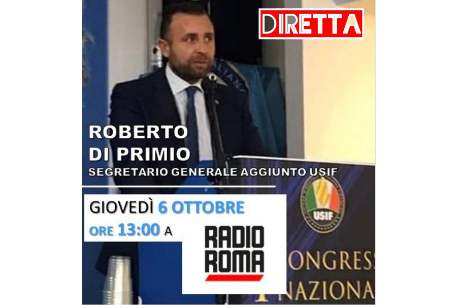 USIF IN DIRETTA SU RADIO ROMA.IT USIF IN DIRETTA SU RADIO ROMA.IT
