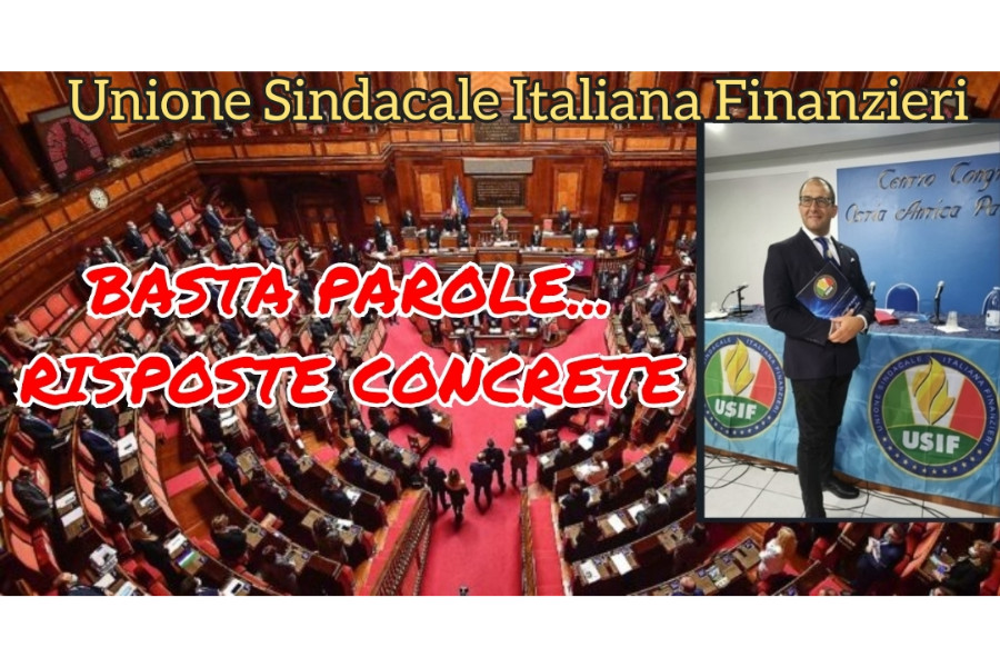 GOVERNO, USIF: “BASTA PAROLE, DARE RISPOSTE CONCRETE A LAVORATORI IN DIVISA” GOVERNO, USIF: “BASTA PAROLE, DARE RISPOSTE CONCRETE A LAVORATORI IN DIVISA”