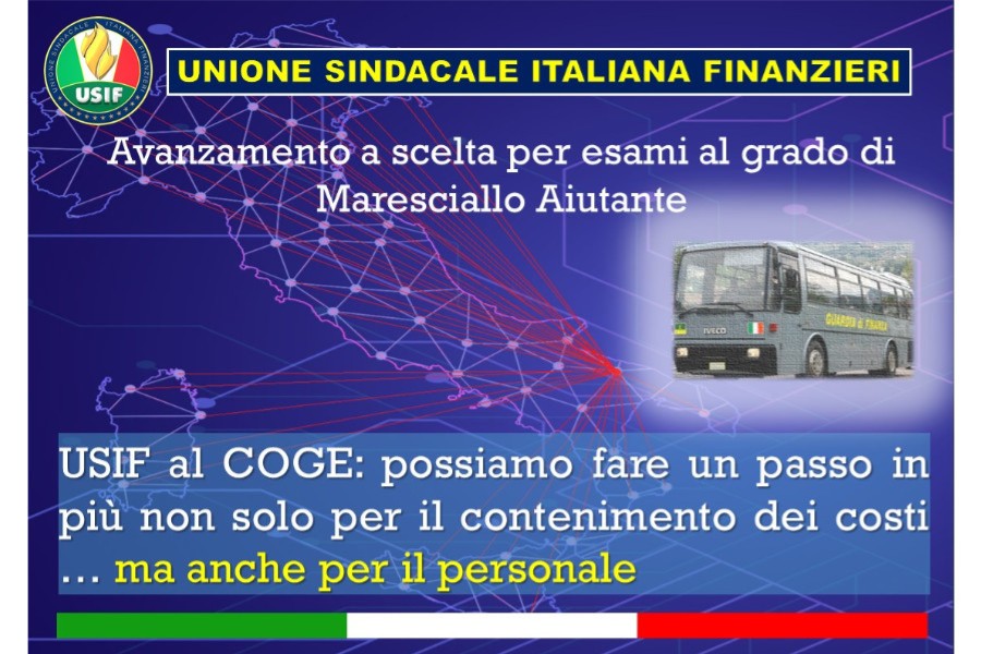 Criticita' avanzamento a scelta per esami al grado di Maresciallo Aiutante Criticita' avanzamento a scelta per esami al grado di Maresciallo Aiutante