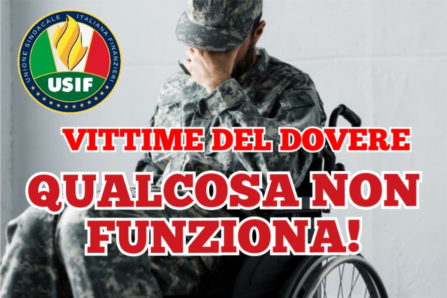 Vittime del dovere - Qualcosa non funziona! Vittime del dovere - Qualcosa non funziona!