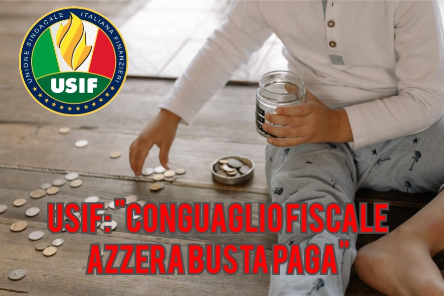 LAVORO, USIF: CONGUAGLIO FEBBRAIO AZZERA BUSTA PAGA LAVORO, USIF: CONGUAGLIO FEBBRAIO AZZERA BUSTA PAGA
