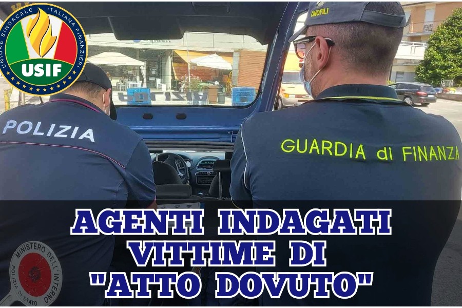 NAPOLI, USIF: SU AGENTI INDAGATI SERVE CAMBIO DI ROTTA NAPOLI, USIF: SU AGENTI INDAGATI SERVE CAMBIO DI ROTTA