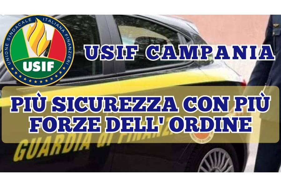 NAPOLI,  USIF: SCIPPO SVENTATO DIMOSTRA IMPORTANZA PRESIDIO TERRITORIO