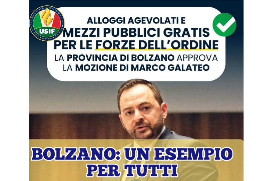 USIF: A BOLZANO ALLOGGI E MEZZI PUBBLICI GRATUITI. UN ESEMPIO PER TUTTI USIF: A BOLZANO ALLOGGI E MEZZI PUBBLICI GRATUITI. UN ESEMPIO PER TUTTI