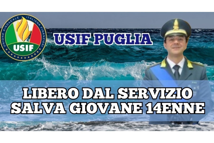 LECCE, USIF: PLAUSO A COLLEGA CHE HA SALVATO 14ENNE LECCE, USIF: PLAUSO A COLLEGA CHE HA SALVATO 14ENNE